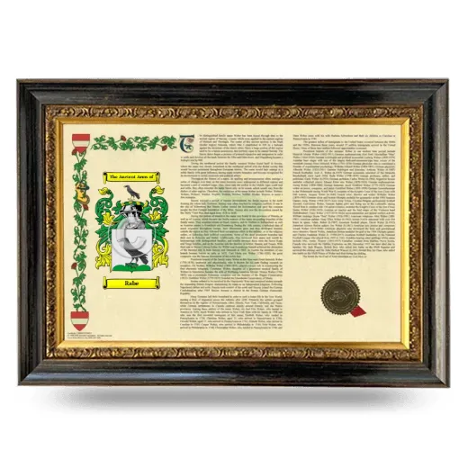 Rabe Armorial Landscape Framed - Heirloom