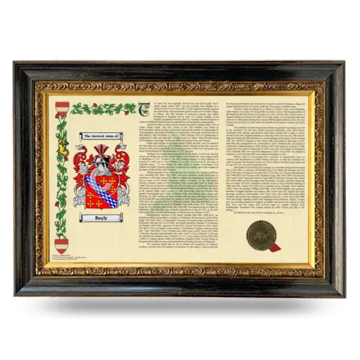 Rayly Armorial Landscape Framed - Heirloom