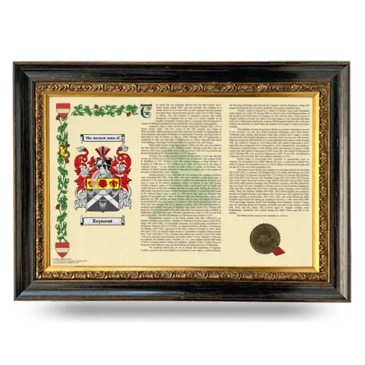 Rayment Armorial Landscape Framed - Heirloom