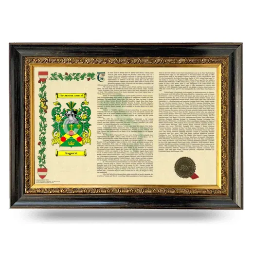 Regazzi Armorial Landscape Framed - Heirloom
