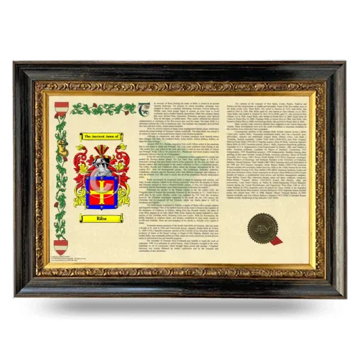 Riba Armorial Landscape Framed - Heirloom