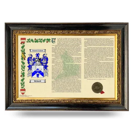 Richardt Armorial Landscape Framed - Heirloom