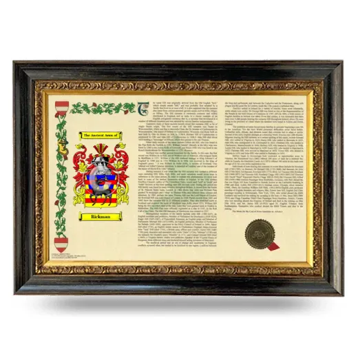 Rickman Armorial Landscape Framed - Heirloom