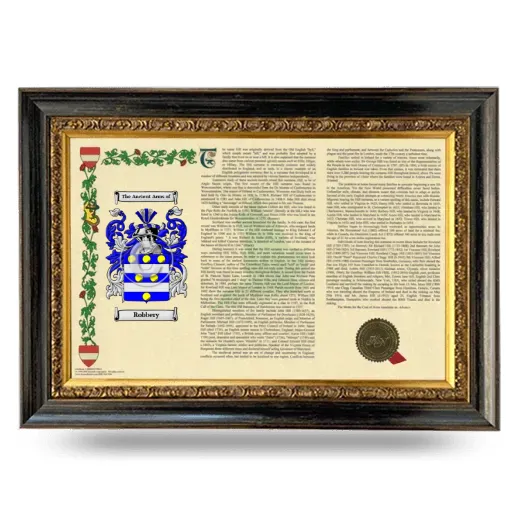 Robbery Armorial Landscape Framed - Heirloom