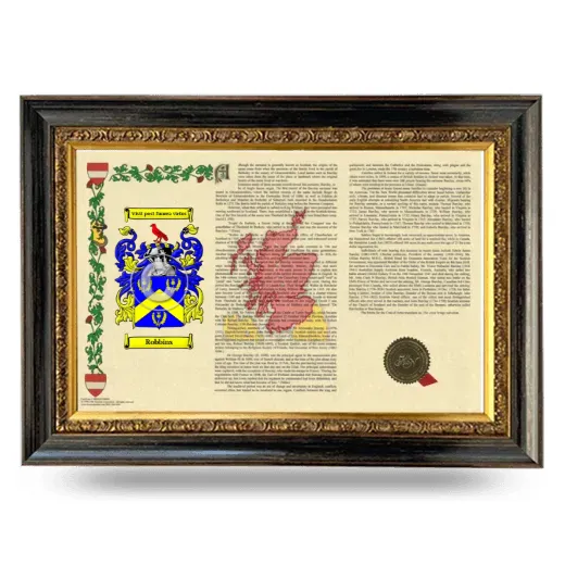 Robbins Armorial Landscape Framed - Heirloom