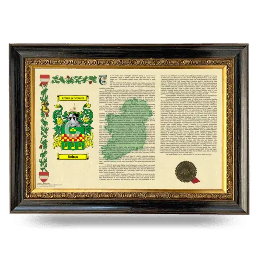 Rohan Armorial Landscape Framed - Heirloom