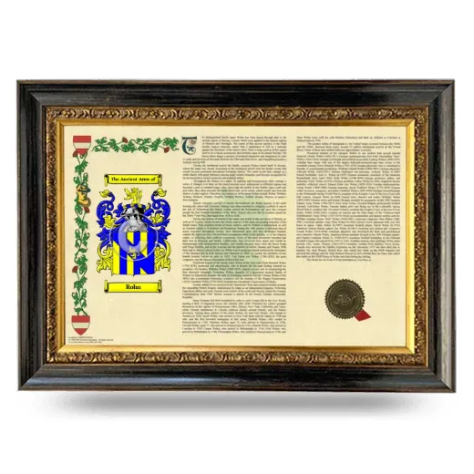Rohn Armorial Landscape Framed - Heirloom