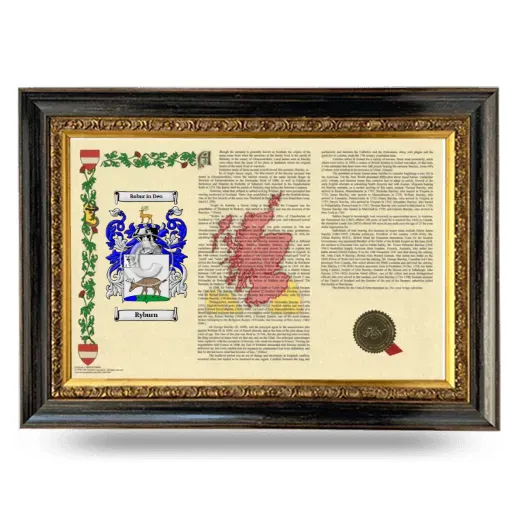 Ryburn Armorial Landscape Framed - Heirloom