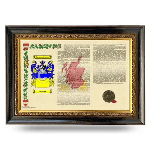 Santon Armorial Landscape Framed - Heirloom