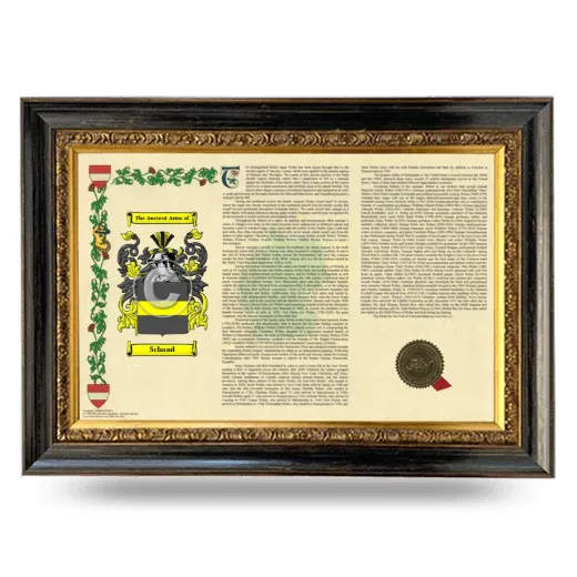 Schaad Armorial Landscape Framed - Heirloom