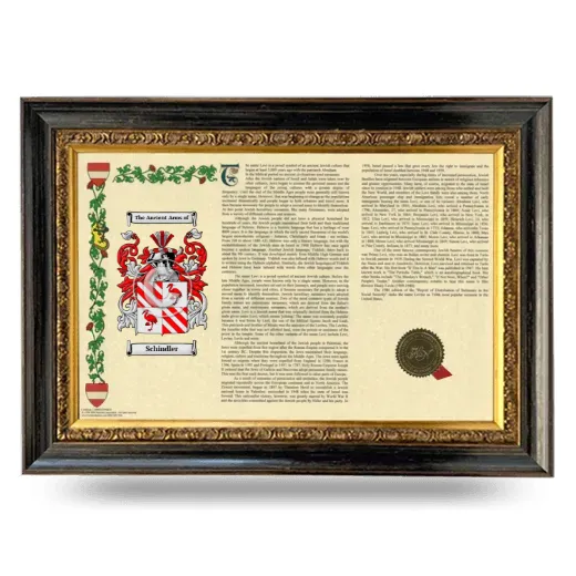 Schindler Armorial Landscape Framed - Heirloom