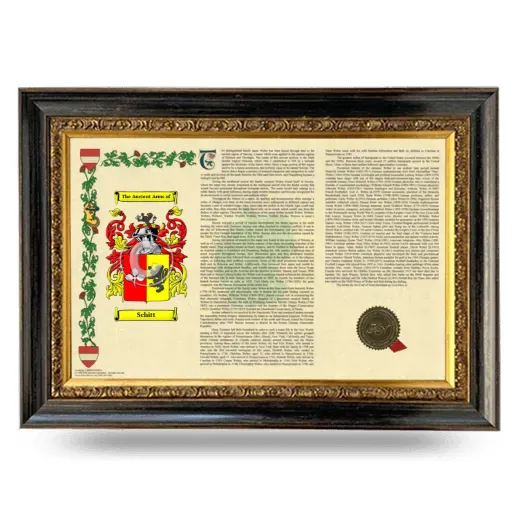 Schitt Armorial Landscape Framed - Heirloom