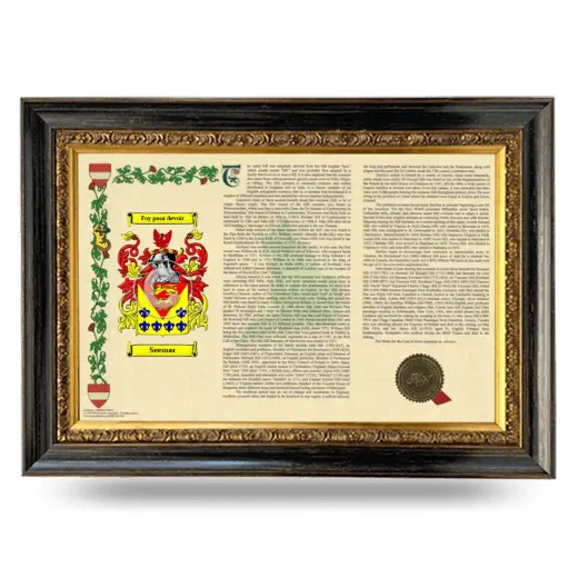 Seemar Armorial Landscape Framed - Heirloom