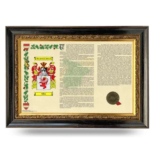 Silve Armorial Landscape Framed - Heirloom