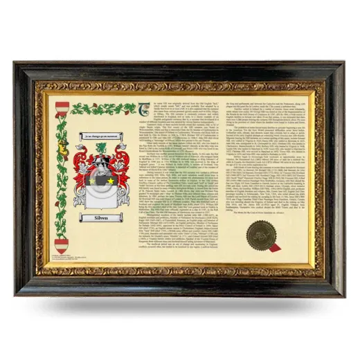 Silven Armorial Landscape Framed - Heirloom