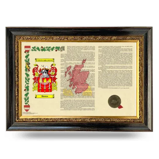 Skeens Armorial Landscape Framed - Heirloom