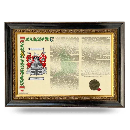 Smailie Armorial Landscape Framed - Heirloom
