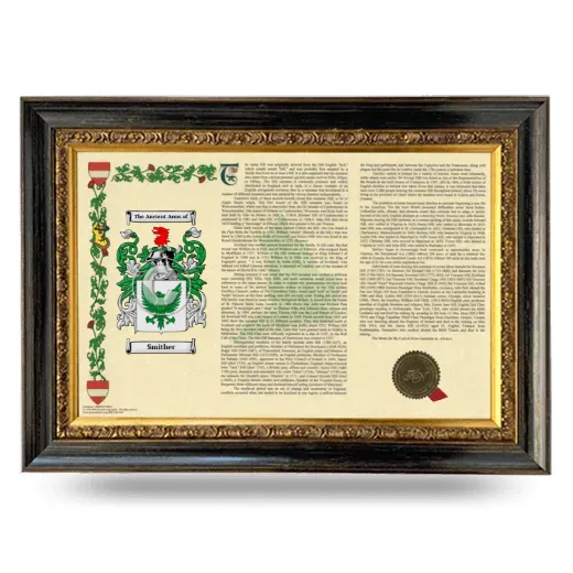 Smither Armorial Landscape Framed - Heirloom