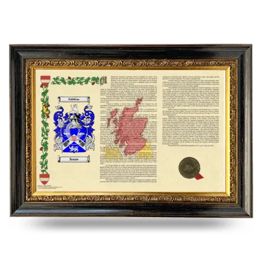 Some Armorial Landscape Framed - Heirloom