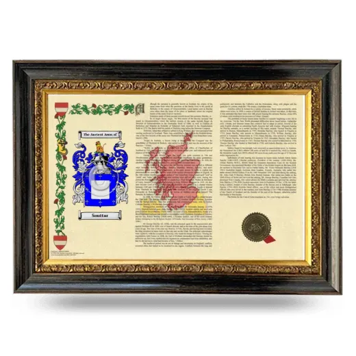 Souttar Armorial Landscape Framed - Heirloom