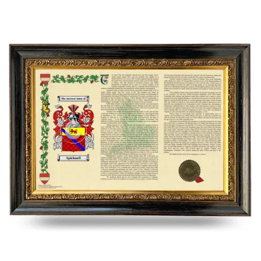 Spicknell Armorial Landscape Framed - Heirloom
