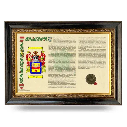 St'cyr Armorial Landscape Framed - Heirloom