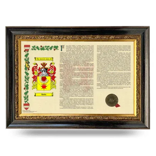 Stein Armorial Landscape Framed - Heirloom