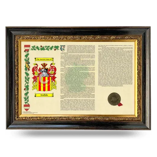 Stoffels Armorial Landscape Framed - Heirloom