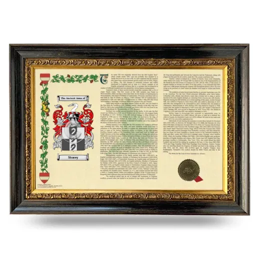 Storey Armorial Landscape Framed - Heirloom