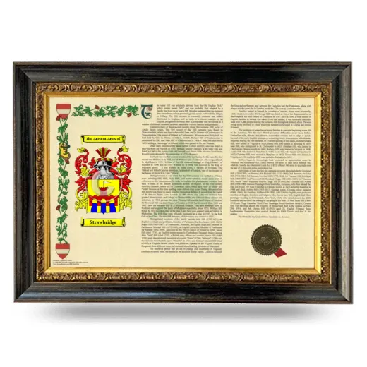 Strawbridge Armorial Landscape Framed - Heirloom