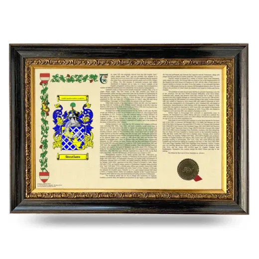 Struthers Armorial Landscape Framed - Heirloom