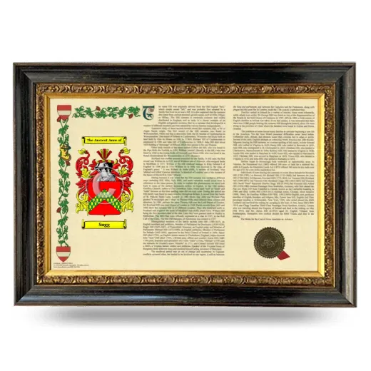 Sugg Armorial Landscape Framed - Heirloom