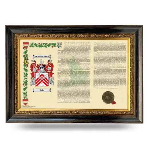 Suly Armorial Landscape Framed - Heirloom