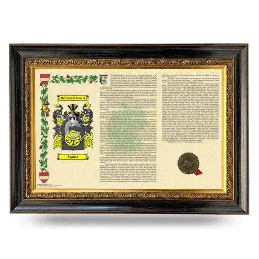 Swartz Armorial Landscape Framed - Heirloom