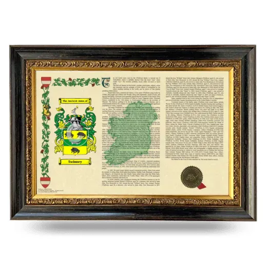Swinney Armorial Landscape Framed - Heirloom