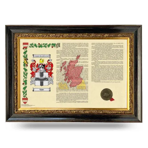 Syne Armorial Landscape Framed - Heirloom