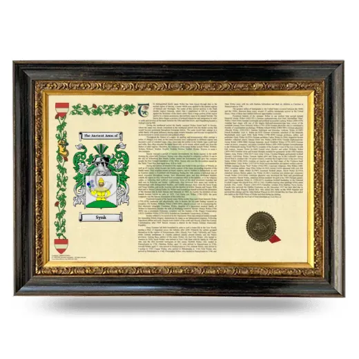 Synk Armorial Landscape Framed - Heirloom