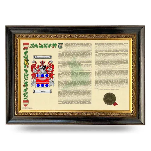Tabley Armorial Landscape Framed - Heirloom
