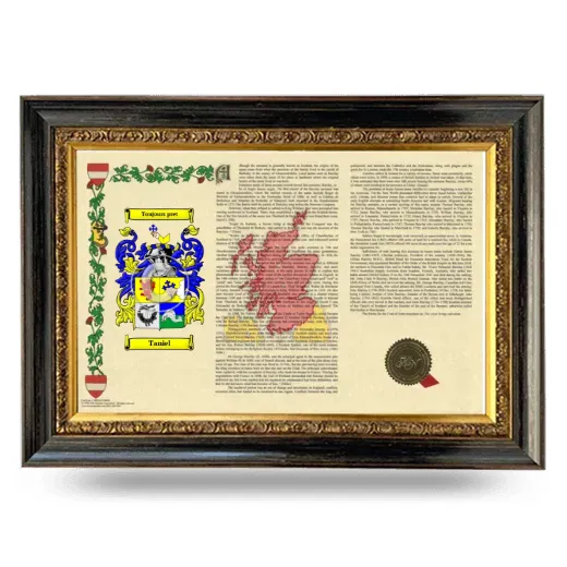 Taniel Armorial Landscape Framed - Heirloom