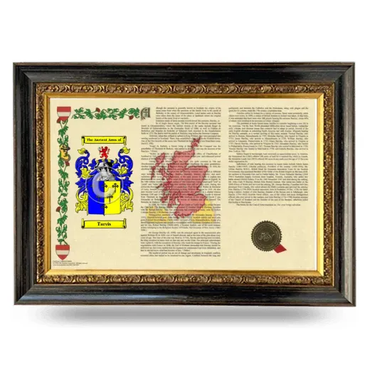 Tarvis Armorial Landscape Framed - Heirloom