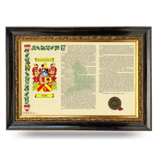 Tashe Armorial Landscape Framed - Heirloom