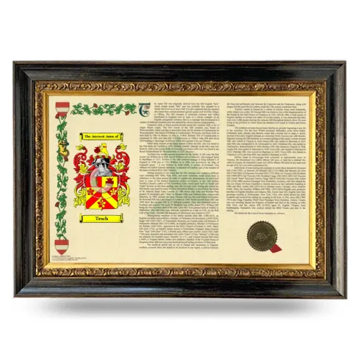 Tesch Armorial Landscape Framed - Heirloom