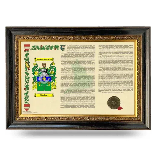 Thackray Armorial Landscape Framed - Heirloom