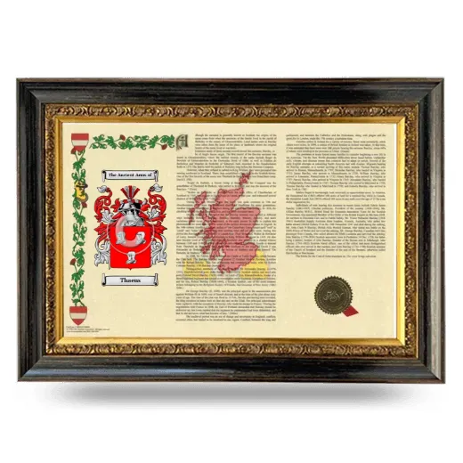 Thaens Armorial Landscape Framed - Heirloom