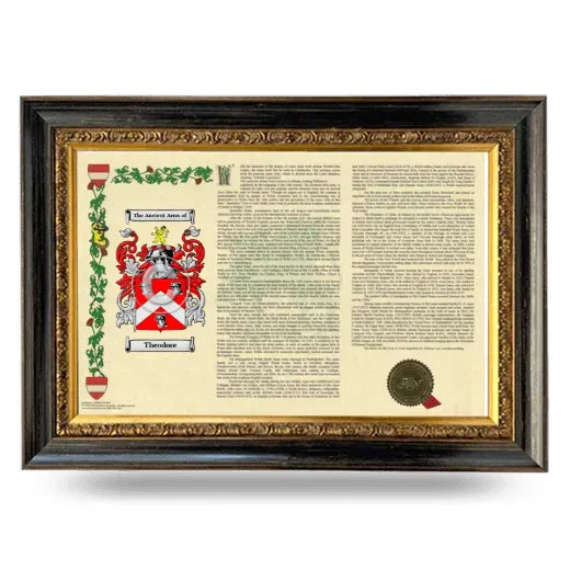Theodore Armorial Landscape Framed - Heirloom