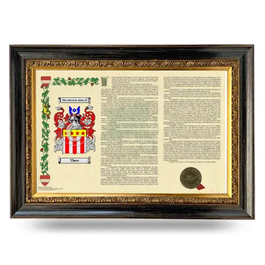 Thew Armorial Landscape Framed - Heirloom