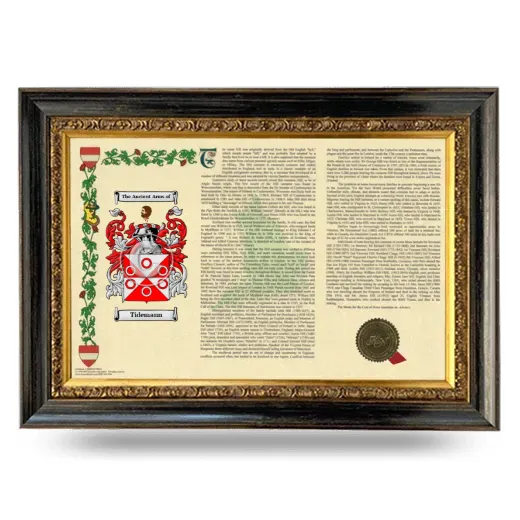 Tidemann Armorial Landscape Framed - Heirloom