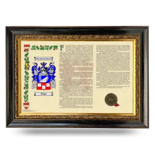 Tieme Armorial Landscape Framed - Heirloom