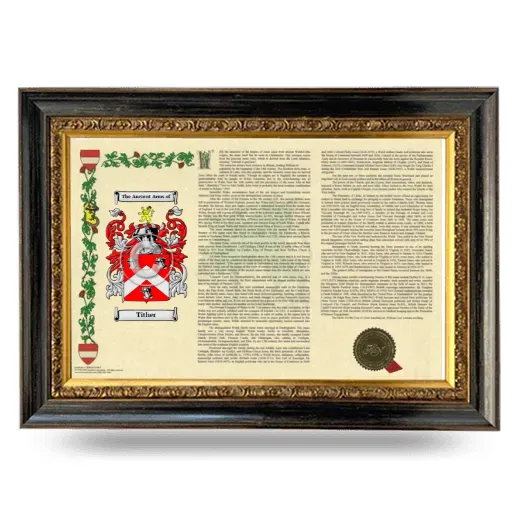 Tither Armorial Landscape Framed - Heirloom