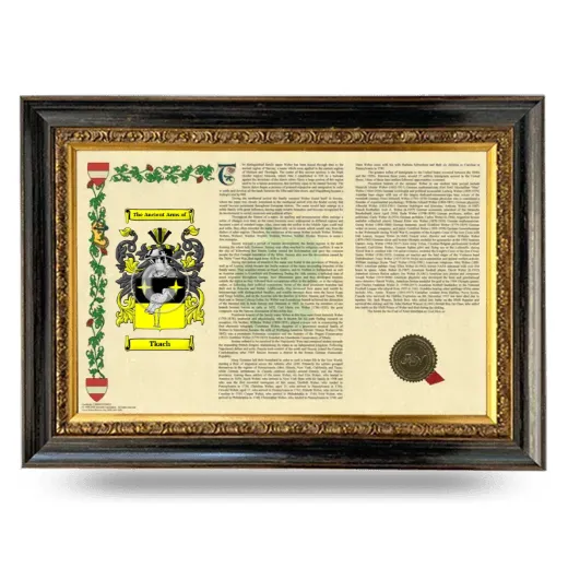Tkach Armorial Landscape Framed - Heirloom
